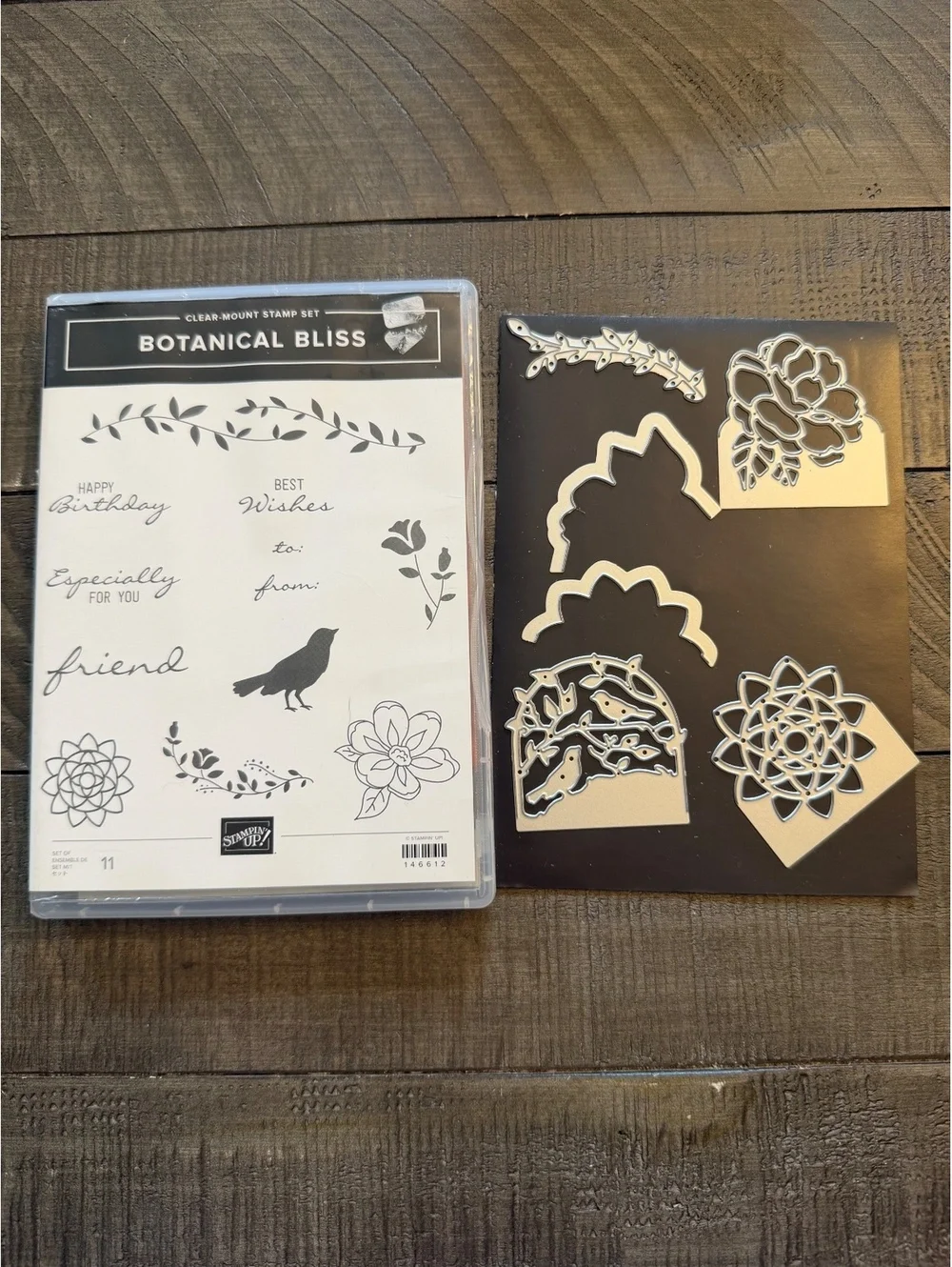 Stampin’ Up Botanical Bliss stamp set with Botanical Tags die cut set